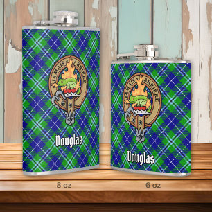 Cantil Clan Douglas Crest sobre Tartan