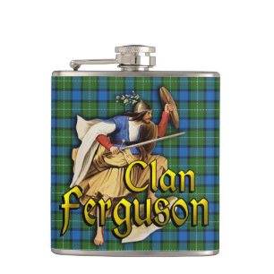 Cantil Clan Ferguson Old Scotland Flask