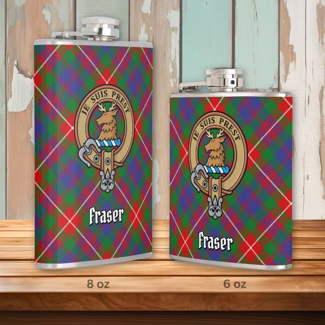 Cantil Clan Fraser do Lovat Crest sobre Tartan (Criador carregado)