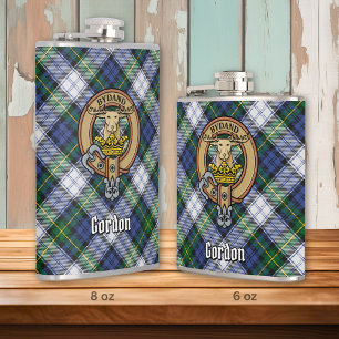 Cantil Clan Gordon Crest sobre Dress Tartan