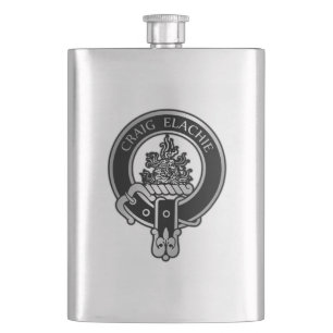 Cantil Clan Grant Crest Flask