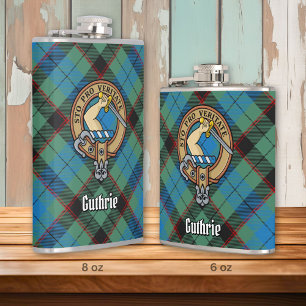 Cantil Clan Guthrie Crest sobre Tartan