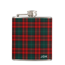 Clan Kerr Tartan Monogrammed