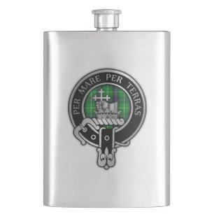 Cantil Clan MacDonald Crest Flask
