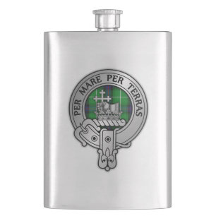 Cantil Clan MacDonald Crest Flask