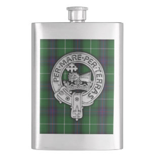 Cantil Clan MacDonald do Isles Crest & Tartan