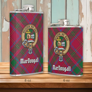 Cantil Clan MacDougall Crest sobre Tartan