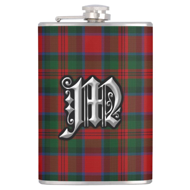 Cantil Clan MacDuff Tartan Old Scotland Flask (Frente)