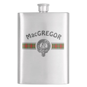 Cantil Clan MacGregor (Editar) Crest & Tartan Flask