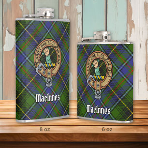 Cantil Clan MacInnes Crest sobre Tartan