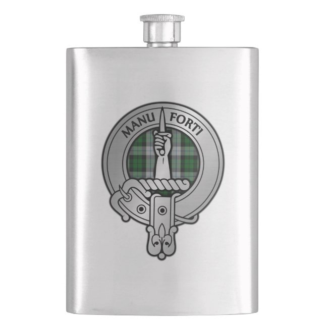 Cantil Clan MacKay Crest & Dress Tartan (Frente)
