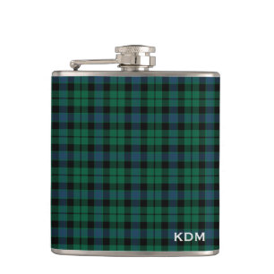 Cantil Clan MacKay Tartan Monograma