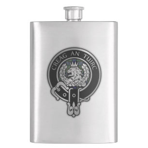 Cantil Clan MacLaren Crest Flask