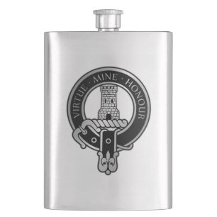 Cantil Clan MacLean Crest Flask