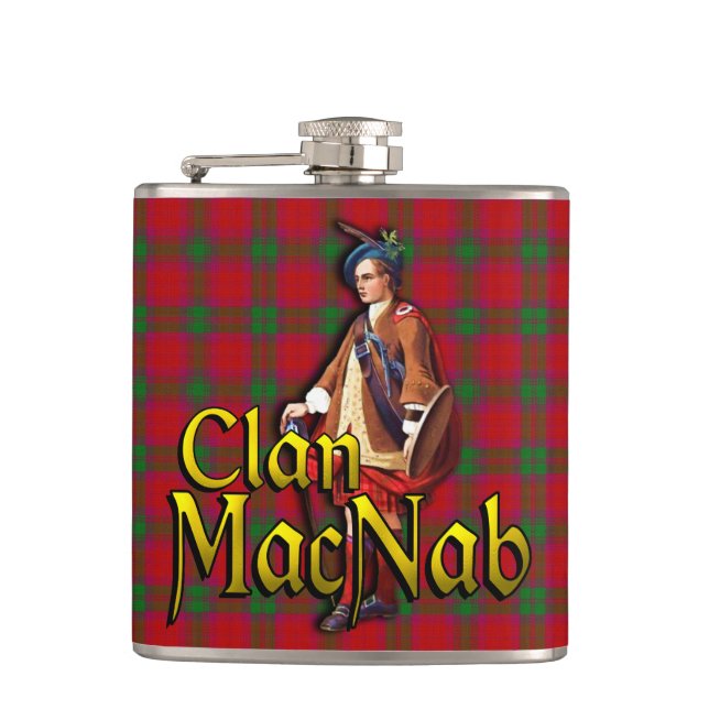 Cantil Clan MacNab Old Scotland Flask (Frente)