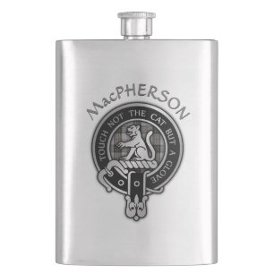 Cantil Clan MacPherson Crest & Tartan