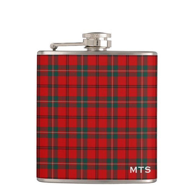 Cantil Clan Scott Tartan Monograma (Frente)