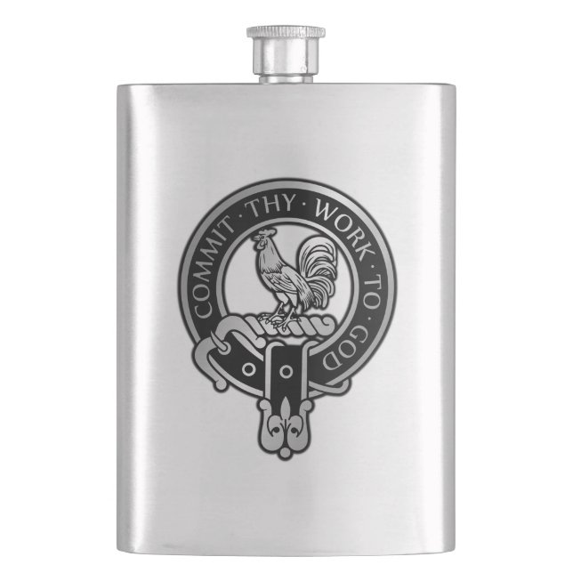 Cantil Clan Sinclair Crest Flask (Frente)