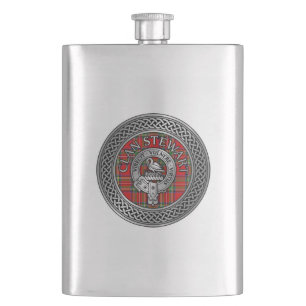 Cantil Clan Stewart   Stuart Crest & Tartan Knot