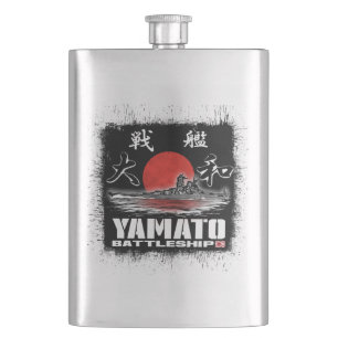 Cantil Clarete Clássico Yamato Hip Flask