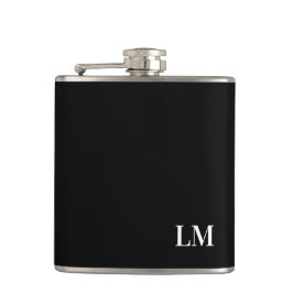 Cantil Clássico Chic Elegante Monograma de Casamento