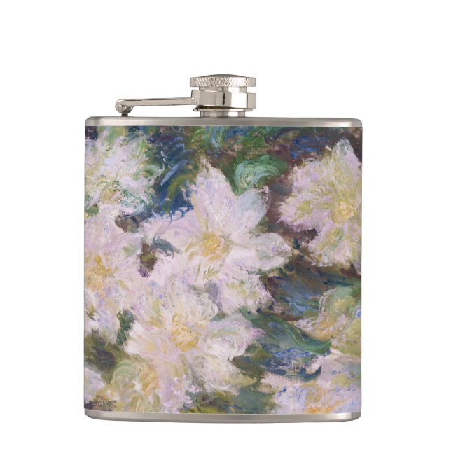 Cantil Claude Monet - Clematite Branca (Frente)