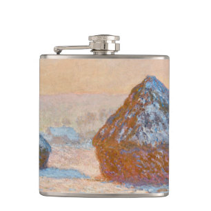 Cantil Claude Monet - Wheatstacks, Efeito da Neve, Manhã