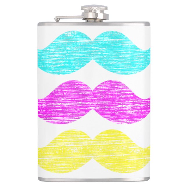 Cantil CMY Mustaches (estilo letterpress) (Frente)