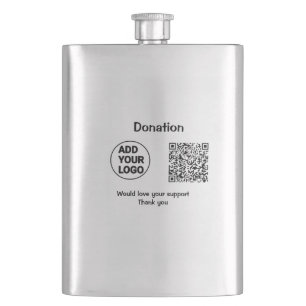 Cantil Código QR minimalista simples adicionar logotipo t