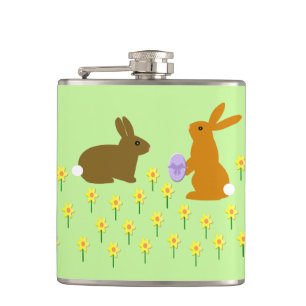 Cantil Coelhinhos de Páscoa e Daffodils