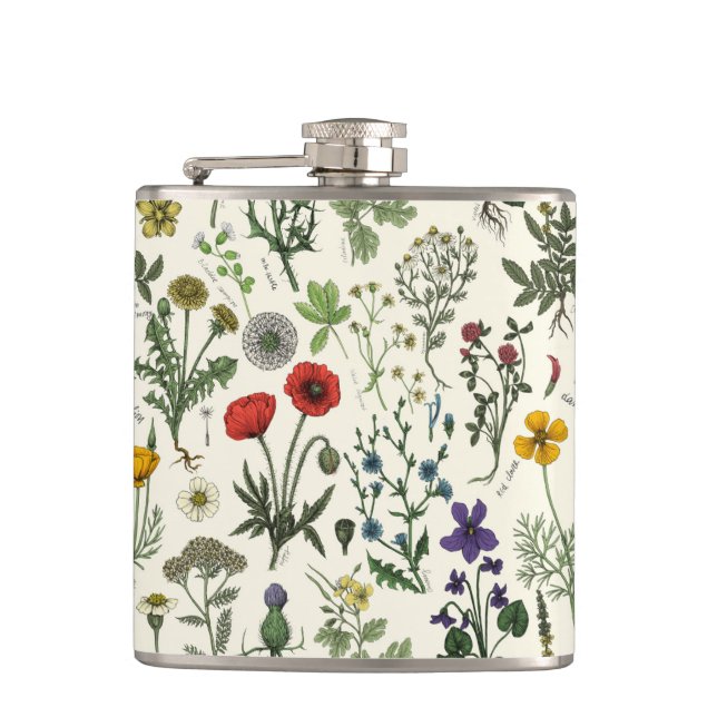 Cantil Colagem de flores silvestres (Frente)