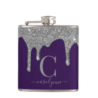 Coletor de Silver Sparkle Cola no Monograma Roxo