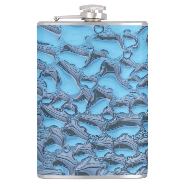 Cantil Colírio suave em vidro azul (Frente)