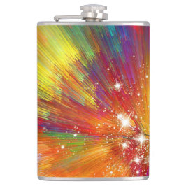 Cantil Color Explosion Hip Flask