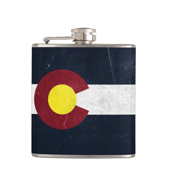 Cantil Colorado Dark Grunge Flag (Frente)