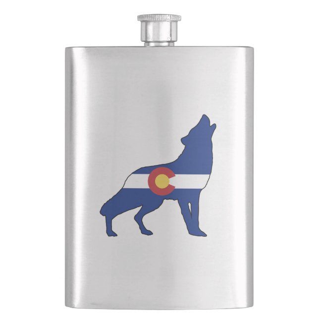 Cantil Colorado Flag Wolf (Frente)