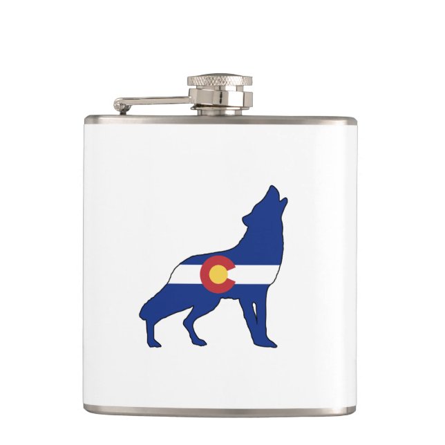 Cantil Colorado Flag Wolf (Frente)