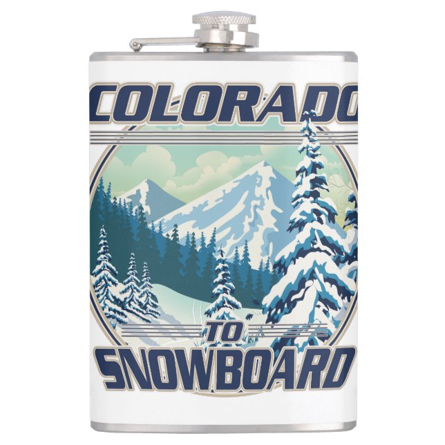 Cantil Colorado Para Esquiar na Neve (Frente)
