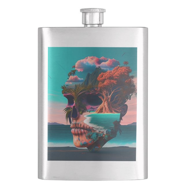 Cantil Colored Skull Head (Frente)