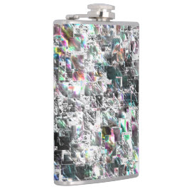 Cantil Coloridos parecem recortes de dvd quadrados, mosai