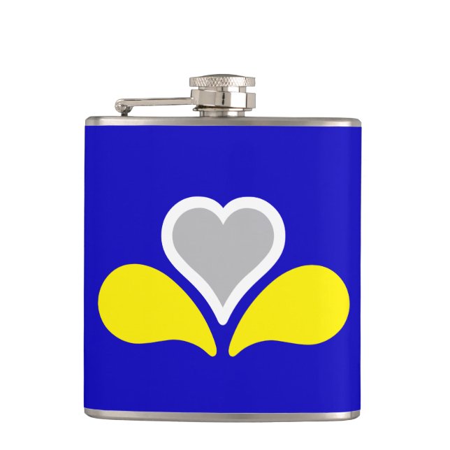 Cantil com a bandeira de Bruxelas, Bélgica (Frente)