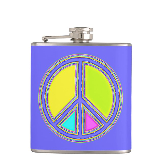 Cantil Com Cores Preenchidas Sinal de PAZ 1 (Frente)