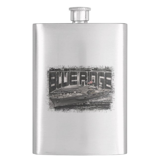 Cantil Comando enviar Blue Ridge Classic Flask (Frente)