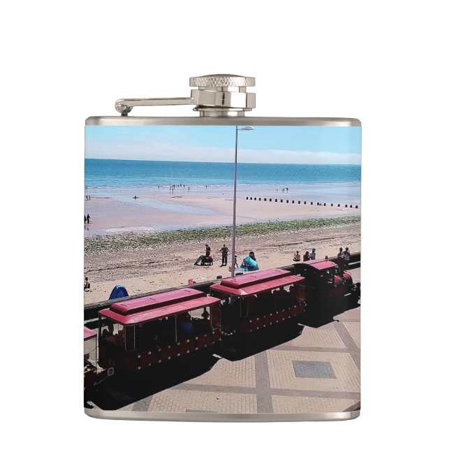 Cantil Comboio Choo , na praia de Bridlington (Frente)