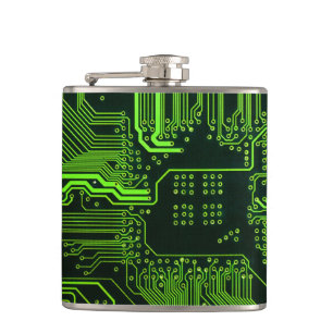 Cantil Conselho de Circuito Eletrônico Verde de Nerd Extr