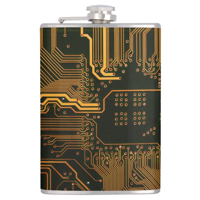 Cantil Conselho Nerd de saída PCB Laranja Circuito Eletrô (Frente)