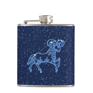 Cantil Constelação de Aries e Sinal de Zodíaco com Stars