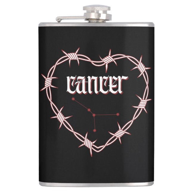 Cantil Constelação de cancer Gótico Escuro Celestial Edgy (Frente)