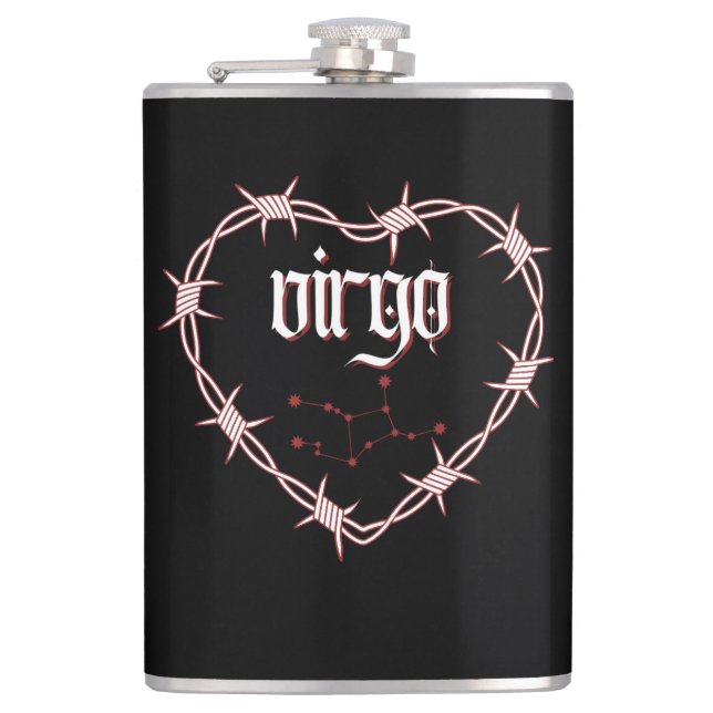 Cantil Constelação de Virgem Gótica Escura Celestial Edgy (Frente)