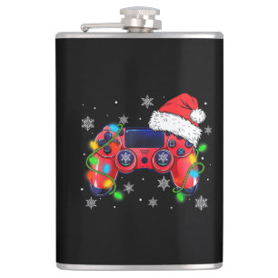 Cantil Controlador de Video Game Chapéu de Natal do Papai